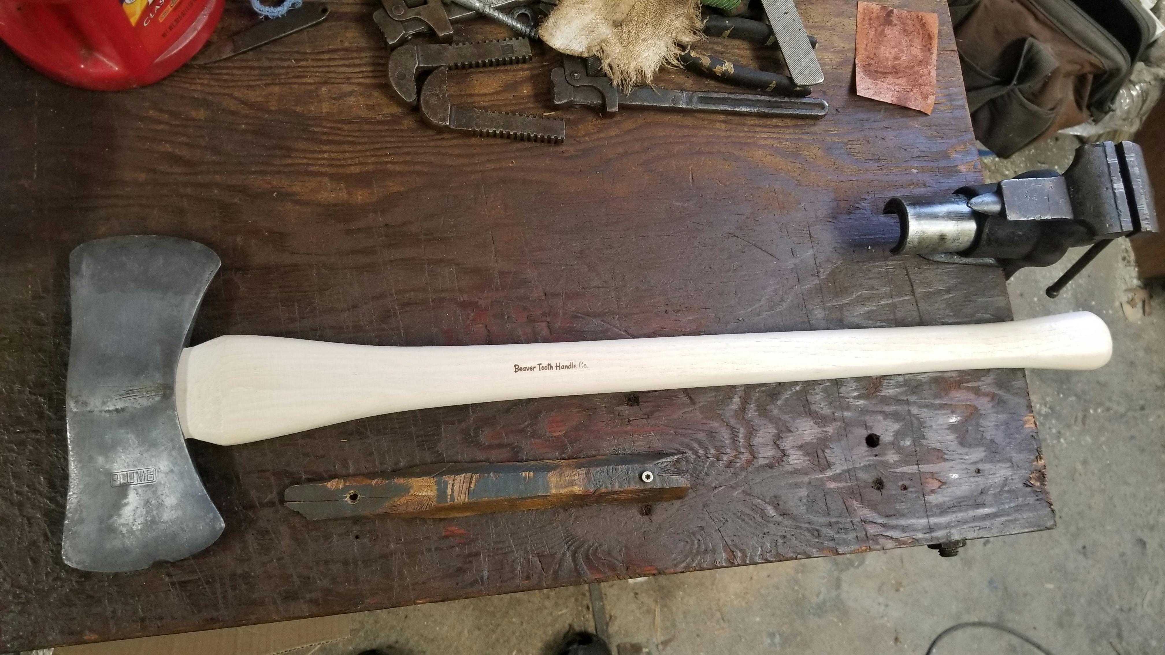 28" Double Bit Cruiser Axe Handle American Hickory BeaverTooth Handle